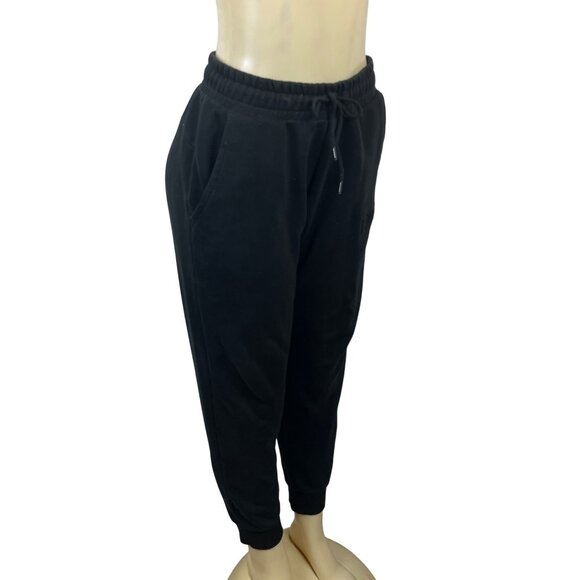 Puma Women's Black Sweatpants Sz M - Picture 2 of 8